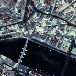 Tavira vista por satlite